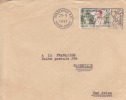 BRAZZAVILLE R.P - MOYEN CONGO - 1957 - COLONIES FRANCAISES - Afrique - Avion - Flamme - Lettre - Marcophilie - Cartas & Documentos