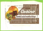 Lot De 2 Emballages Tablettes De Chocolat Au Lait "casino" - Lait Noisette Orange Et Lait Et Riz Croquant- 2 Scans - Chocolade
