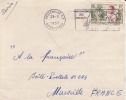 BRAZZAVILLE R.P - MOYEN CONGO - 1957 - COLONIES FRANCAISES - Afrique - Avion - Flamme - Lettre - Marcophilie - Brieven En Documenten