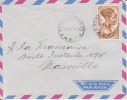 FORT ROUSSET - CONGO - 1955 - COLONIES FRANCAISES - Afrique - Avion - Lettre - Marcophilie - Storia Postale