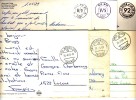 Six (6) Ganzen Karten Mit Militärstempel / Six Oblitérations Militaires Sur Six Cartes - Documents