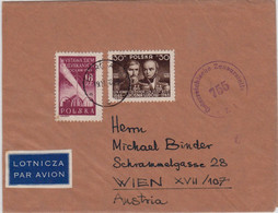 POLOGNE - 1948 - ENVELOPPE Par AVION De SZPROTAWA Pour WIEN (AUSTRIA) Avec CENSURE - Briefe U. Dokumente