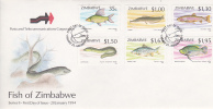 Zimbabwe -1994 Fish Of Zimbabwe FDC - Zimbabwe (1980-...)