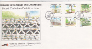 Zimbabwe -1995 4th Definitive  Historic Monuments And Landmarks FDC - Zimbabwe (1980-...)