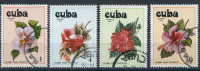 Cuba 1978 - Flowers - Comp. Set Of 4 - Usati