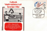 ESPAGNE FDC   ( Barcelone N ° 40)  Cup 1982   Football  Soccer Fussball - 1982 – Espagne