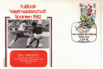 ESPAGNE FDC   ( Barcelone N ° 49 )  Cup 1982   Football  Soccer Fussball - 1982 – Espagne