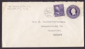 United States Uprated Postal Stationery Ganzsache Entier BLOOMFIELD N.J. 1949 Cover To Denmark - 1941-60