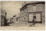 Carte Postale Ancienne Achères - Rue Saint Martin - Commerce Vins, Bureau De Tabacs - Acheres