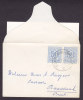 Belgium Petite NOORDERWIJK-MORKHOVEN 1955? Cover Containing Visit Card From Pastoor (2 Scans) - Covers & Documents