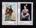 Cyprus Sc883-4 Europa, Painting, Portraits Of Women - 1996