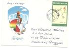 Cover Turkmenistan To Honduras ( Atlanta 1996 Stamp) - Turkmenistán