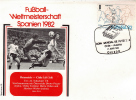 ESPAGNE FDC   ( Oviedo  N °  10 )  Cup 1982   Football  Soccer Fussball - 1982 – Espagne