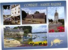 29 Combrit-Sainte Marine  Le Port  L'Eglise Paroissiale  La Chapelle De Ste Marine  Et La Cale CPM TBE - Combrit Ste-Marine