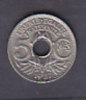 FRANCE - 3eme Republique - 5 Cts Lindauer (petit Module) - Cupro-nickel - 1937 - 5 Centimes