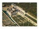 Cp, 37, Le Château De Villandry, Le Château Et Les Jardins De Buis, Voyagée 1975 - Other & Unclassified