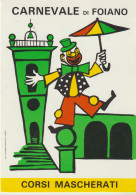 335-Carnevale Di FOIANO DELLA CHIANA-Carneval-Karneval-1996-Bollo Speciale Figurato - Carnaval