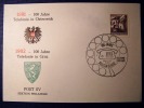 Post Card From Austria, Special Cancel 100 Yeras Telephone In Graz, Coat Of Arms, - Brieven En Documenten