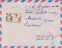 DOLISIE - CONGO - 1957 - COLONIES FRANCAISES - Afrique - Avion - Lettre - Flamme - Marcophilie - Covers & Documents