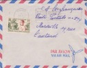 DOLISIE - CONGO - 1957 - COLONIES FRANCAISES - Afrique - Avion - Lettre - Flamme - Marcophilie - Lettres & Documents