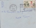 BRAZZAVILLE R.P - CONGO - 1956 - COLONIES FRANCAISES - Afrique - Avion - Lettre - Flamme - Marcophilie - Storia Postale