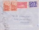 POINTE NOIRE - CONGO - 1957 - COLONIES FRANCAISES - Afrique - Avion - Lettre - Flamme - Marcophilie - Briefe U. Dokumente