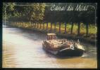 CPM Animée Neuve  Promenade Sur Le Canal Du Midi  Péniches - Houseboats