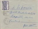 BRAZZAVILLE R.P - CONGO - 1956 - COLONIES FRANCAISES - Afrique - Avion - Lettre - Flamme - Marcophilie - Cartas & Documentos
