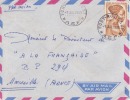 FORT ROUSSET - CONGO - 1955 - COLONIES FRANCAISES - Afrique - Avion - Lettre - Marcophilie - Brieven En Documenten