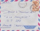 FORT ROUSSET - CONGO - 1955 - COLONIES FRANCAISES - Afrique - Avion - Lettre - Marcophilie - Lettres & Documents