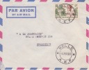 KELLE - CONGO - 1957 - COLONIES FRANCAISES - Afrique - Avion - Lettre - Marcophilie - Covers & Documents