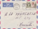 BRAZZAVILLE R.P - CONGO - 1956 - COLONIES FRANCAISES - Afrique - Avion - Lettre - Flamme - Marcophilie - Lettres & Documents