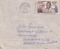 POINTE NOIRE - CONGO - 1955 - COLONIES FRANCAISES - Afrique - Avion - Lettre - Flamme - Marcophilie - Lettres & Documents