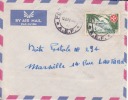 POINTE NOIRE - CONGO - 1957 - COLONIES FRANCAISES - Afrique - Avion - Lettre - Marcophilie - Briefe U. Dokumente