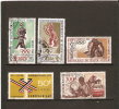 AFRIQUE HAUTE VOLTA POSTE AERIENNE N 53/56/58  Oblitéré - Zomer 1968: Mexico-City