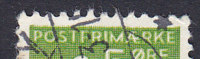 Denmark 1935 Mi. 222     5 Ø Swan Schwan Ugly Duckling Fairytale ERROR Variety Double Printing At Top (2 Scans) !! - Abarten Und Kuriositäten
