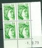 FRANCE SABINE VERTE 1.00  N° 1973  1.2.79 - 1970-1979