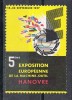 Viñeta HANOVRE 1957 (Alemania), 5ª Exposition Machine Outil º - R- & V- Labels