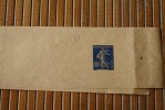 ENTIER POSTAUX BANDE POUR JOURNAUX  NEUVE ** TYPE SEMEUSE 10C BLEU SUR CHAMOIS 279BJ1 C/ 7 EUROS DATE 906  FORMAT 16X 6 - Bandes Pour Journaux