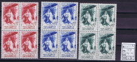 Maroc: Michel 439-441, 1959, Neuf**/MNH, Block Of 4 - Morocco (1956-...)