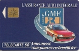 CARTE-PRIVEE-50U-EN 334-SO3-02/92-GMF AUTO INTEGRALE-UTILISEE-TBE  -LUXE - 50 Unités   