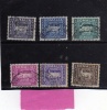 SOMALIA AFIS 1950 SEGNATASSE TAXES TAXE POSTAGE DUE TASSE TAX SERIE COMPLETA USATA USED OBLITERE' - Somalia (AFIS)