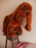 Ancien Chien En Peluche Hauteur 57 Cm - Oud Speelgoed