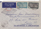 Très Belle Lettre Togo 1937, 1er Voyage Via Air France Et Aéromaritime, Lomé-Paris/d254. - Cartas & Documentos