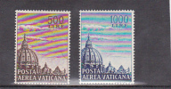 Vatican City-1953 Air Domes  Chocolate And Ultra Set Mint Hinged - Nuevos