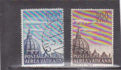 Vatican City-1953 Air Domes Chocolate And Ultra  Used Set - Oblitérés