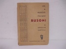 A.Santelli / BUSONI - Libri Antichi