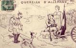 Politique..Satirique...Illustrateur..  Guillaume II....Querelle D'Allemand - Sátiras