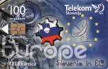 Slovénie, Telecom, Slovenie En EU,  Chip, - Slovenia