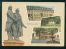 56874 Weimar - 4 VIEWS - GOETHE UND SCHILLER DENKMAL , GOETHES GARTENHAUS - Deutschland Germany Allemagne Germania - Weimar